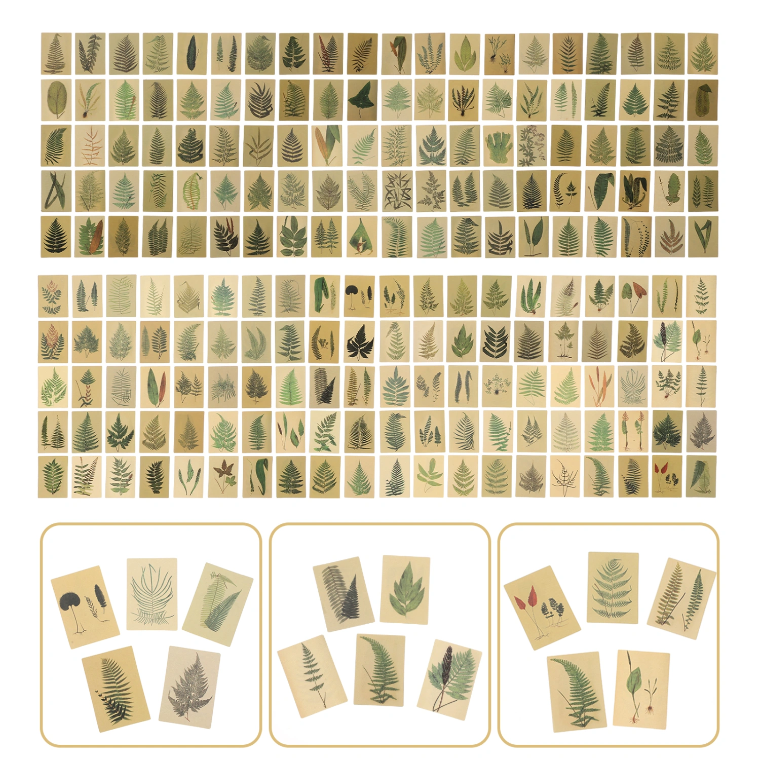  2 Packs Vintage Mini Memos Pretty Writing Cards Practical Collection Papers