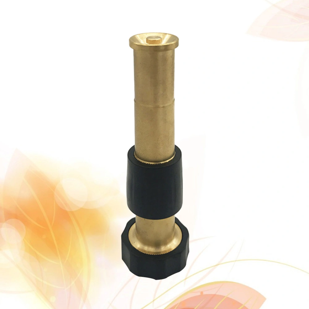 5-inch Brass Hose Heavy Duty Adjustable Nozzle (American 3/4 Inner Teeth)