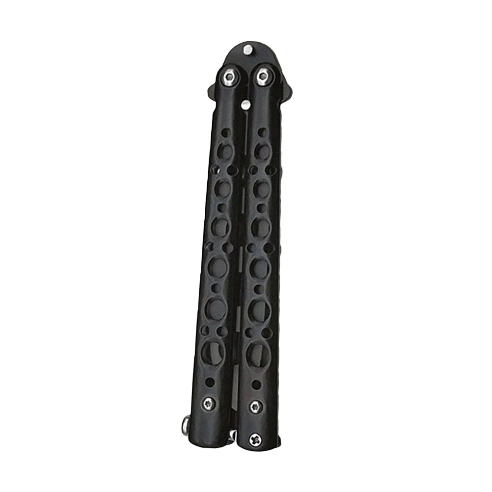 Stainless Steel Practice Training Balisong Style (Black)