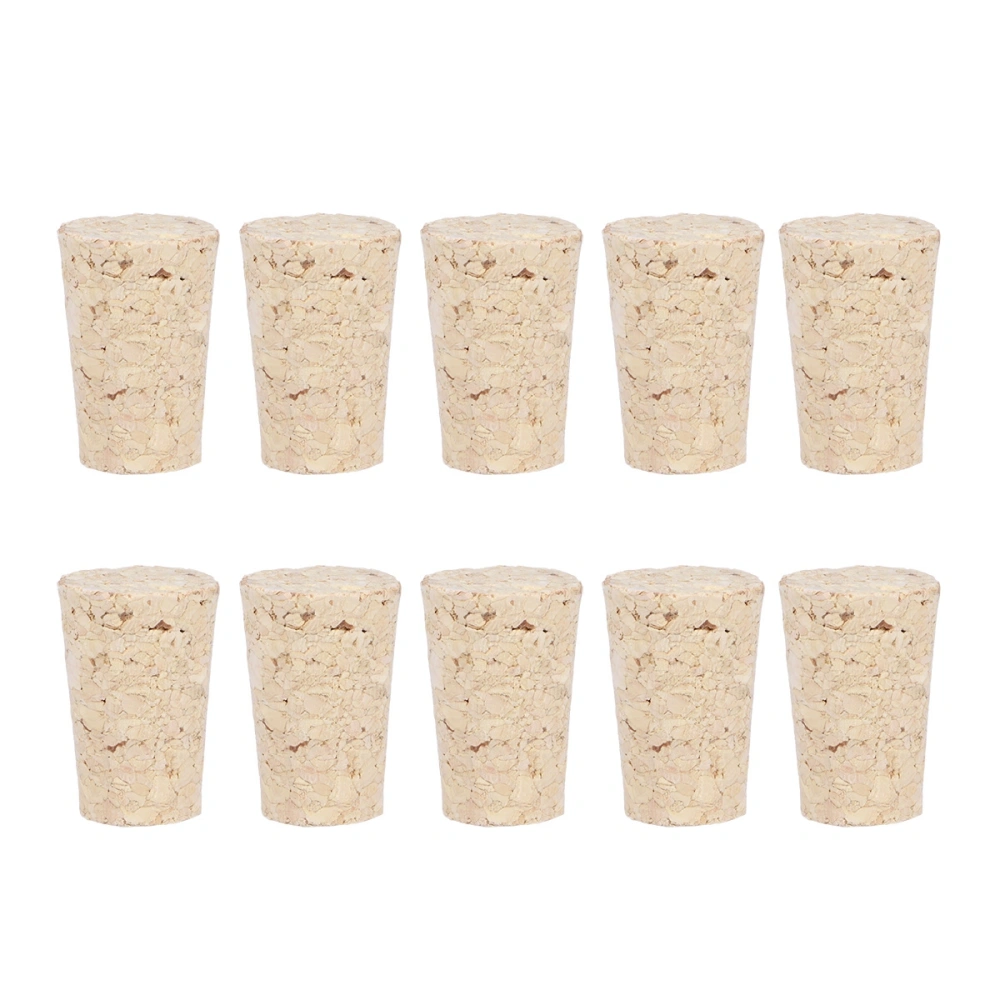 10 Pcs Natural Wooden Wine Corks Premium Straight Cork Stopper Excellent for Bottled Wine