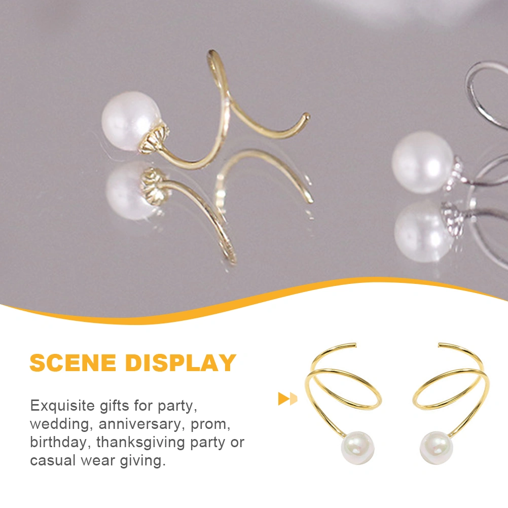 1 Pair Pearl Stud Earrings Ear Rings Women Pearl Earrings Jewelry Ear Studs