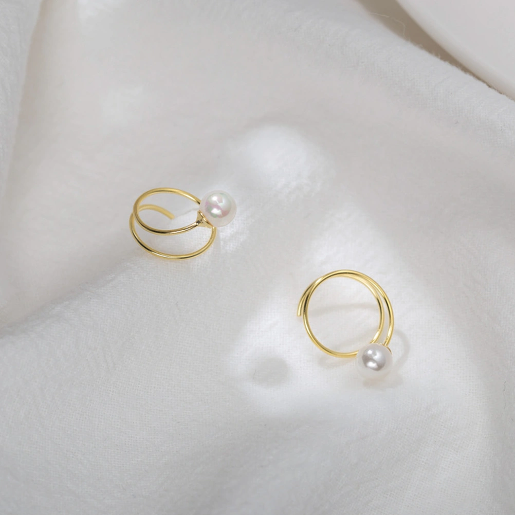 1 Pair Pearl Stud Earrings Ear Rings Women Pearl Earrings Jewelry Ear Studs