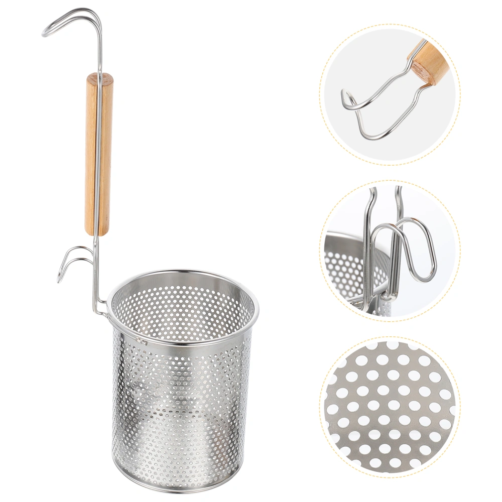 1pc Filter Spoon Fried Food Colander Stainless Steel Skimmer for Home Kitchen