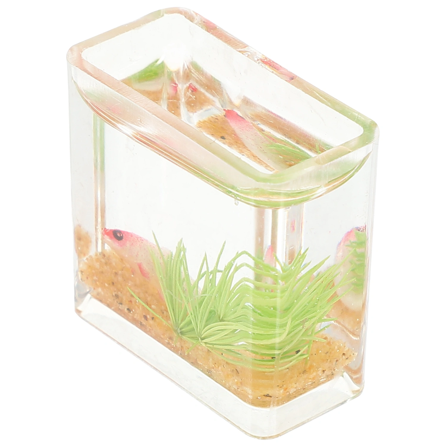 Miniature Fish Tank Tiny Fish Tank Ornament Small Fish Tank Decor Mini House Decor