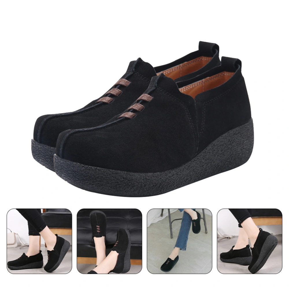 1 Pair of Casual Shoes Fashionable Women Daily Shoes Comfortable Leisure Shoes