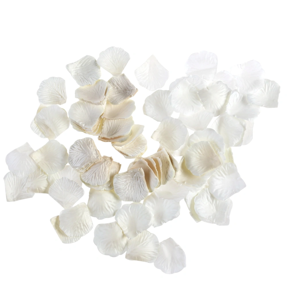 70g Fake Rose Petals Artificial Wedding Flower Decoration (Ivory)