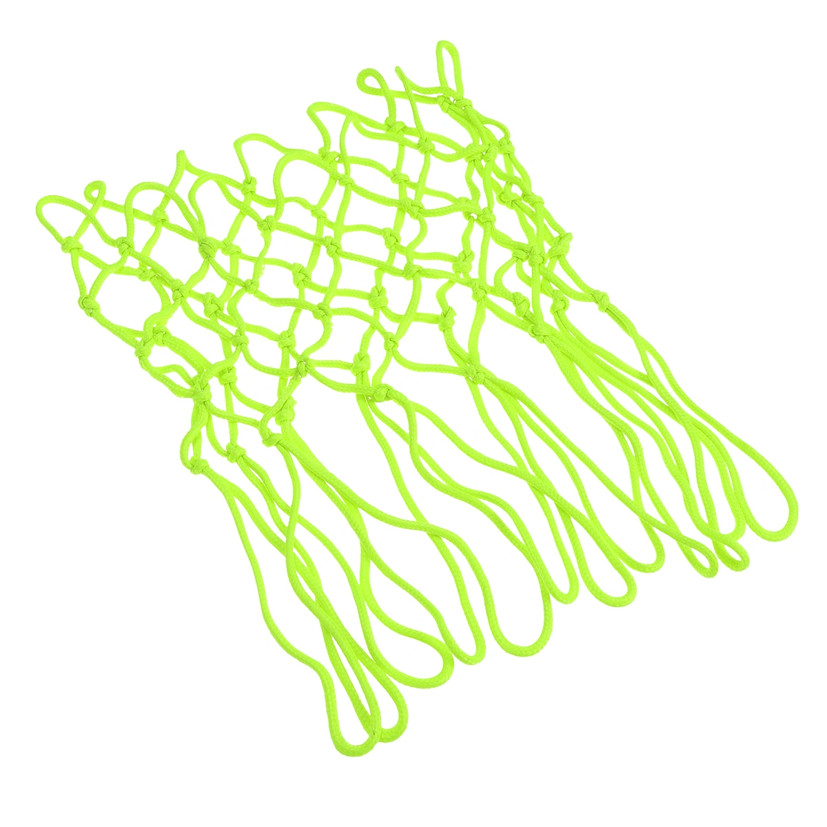 2 PCS Night Glowing Luminous Basketball Net Nylon Braided Standard Professional Basketball Net Heavy Duty Thick Net Basketball Net (Green)