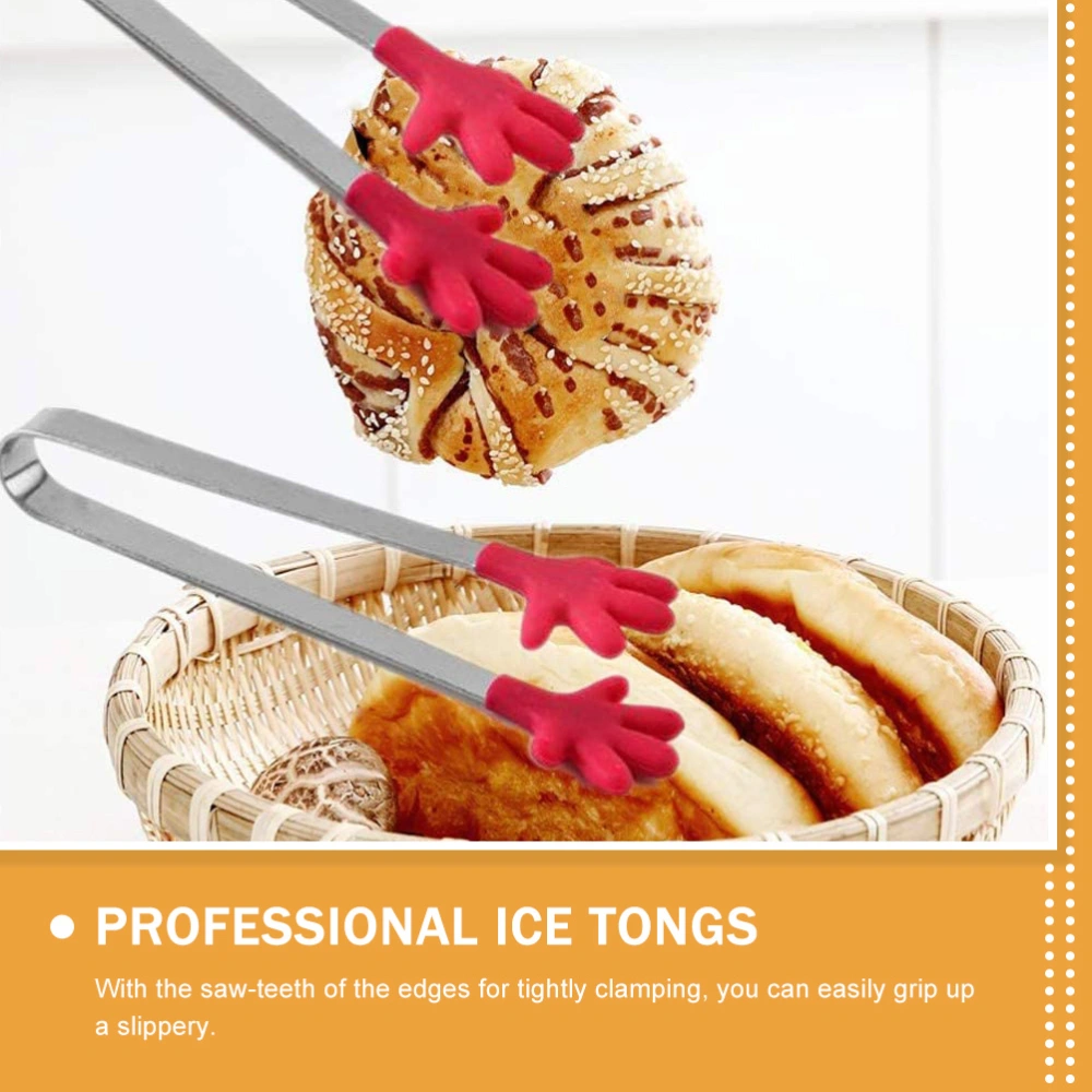 4Pcs Household Food Tongs Multi-function Serving Tongs Convenient Salad Tongs Food Accessory