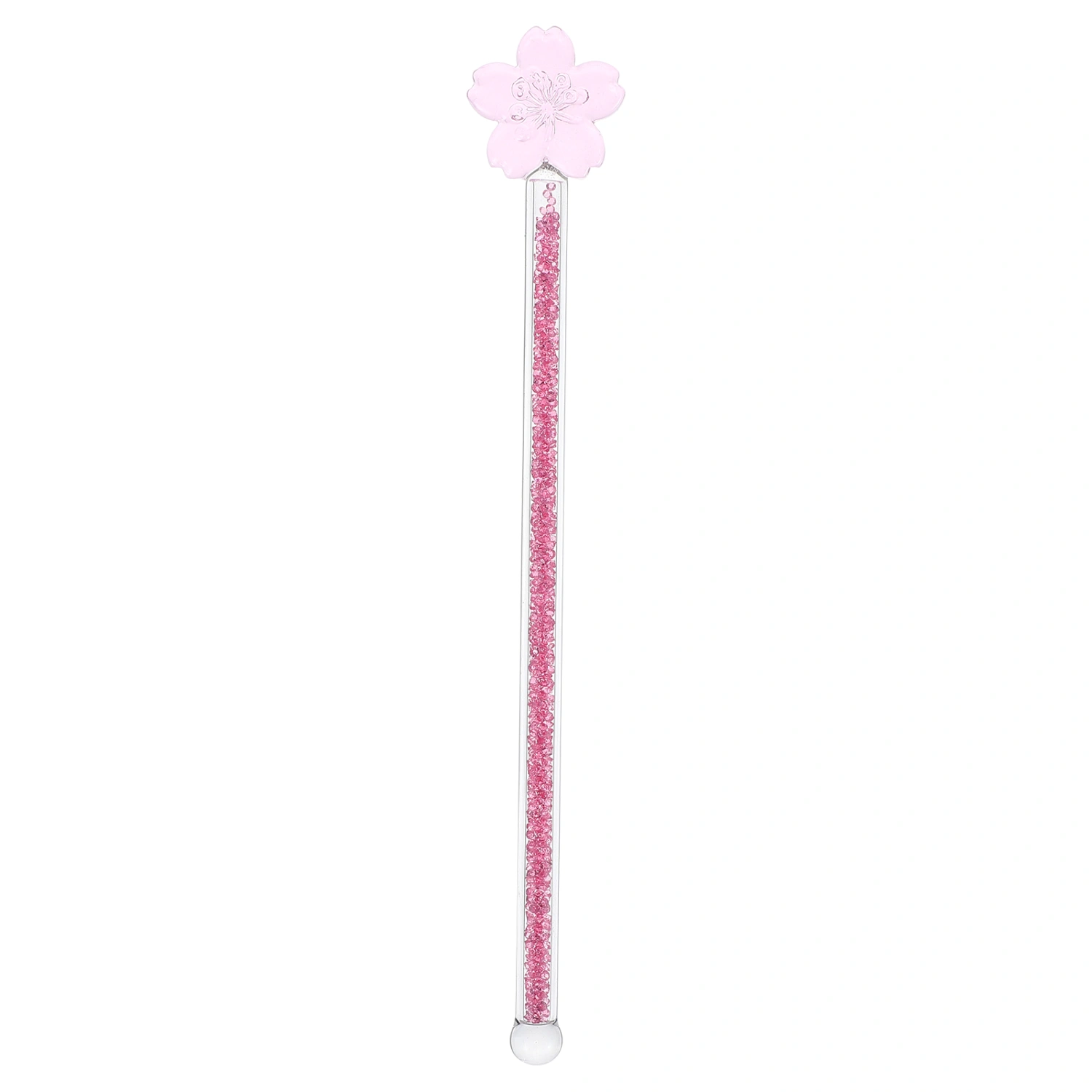 1pc Glass Milk Coffee Juice Drink Muddler Stirrer Swizzle Stick Stirring Rod