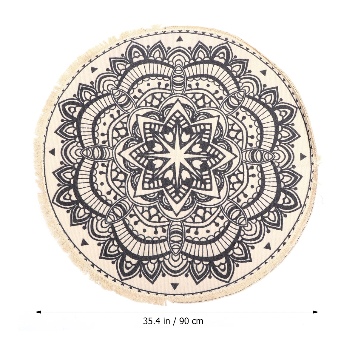Nordic Ethnic Style Round Large Area Rug Bohemia Carpet Bedroom Floor Mat