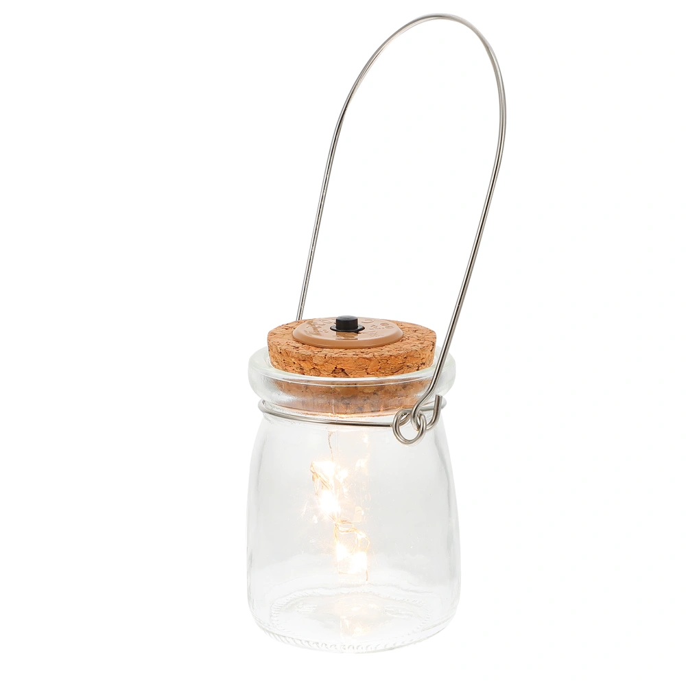 Glass Bottle Hanging Lamp Wedding Decorative Glass Jar Hanging Light Night Lamp