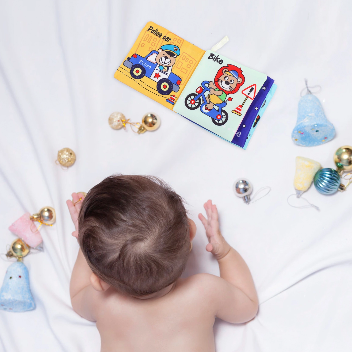 Tear-resistant Baby Cloth Book Toddlers Infants Early Educational Toy Cloth Book