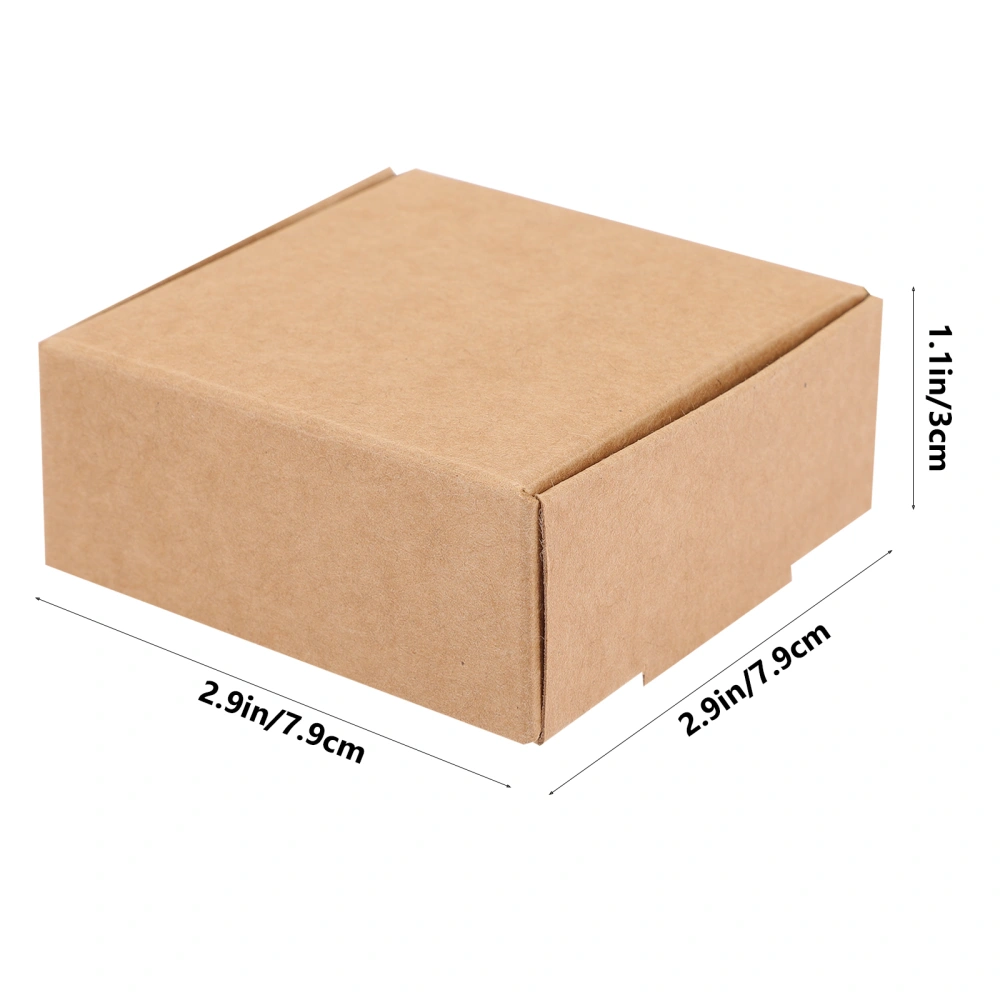 20pcs Kraft Paper Packing Boxes Small Shipping Boxes for Soap Candies Goodies