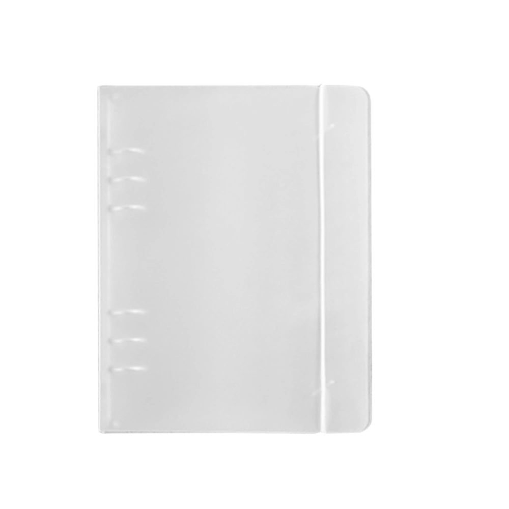 A5 Paper PP File Folders with Inner Clip Semi Transparent Folder Expanding File Office Supplies for Loose-leaf Note