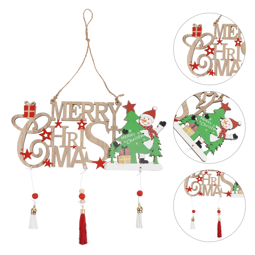 1Pc Christmas Decorative Hanging Pendant Durable Home Party Door Pendant