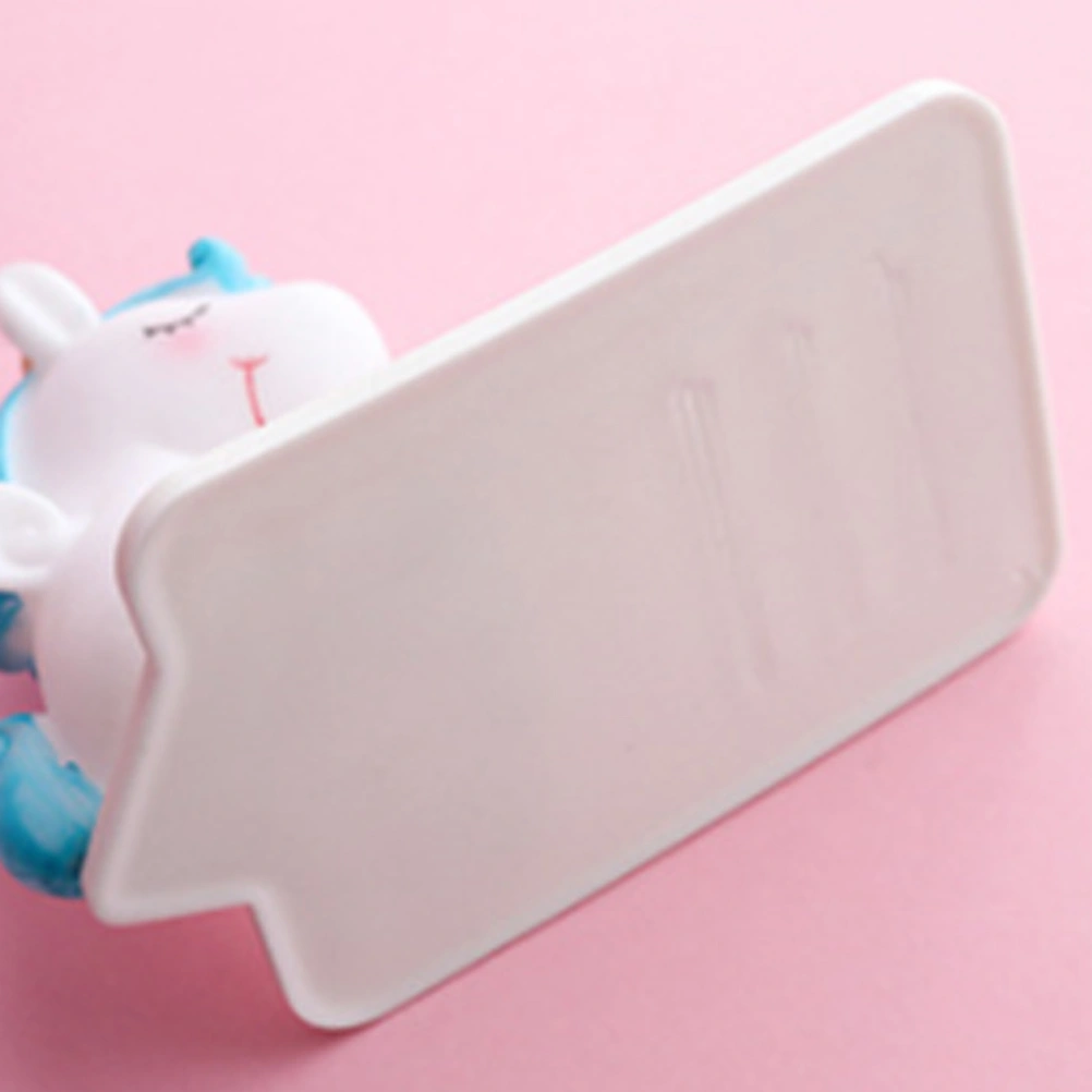 Creative Unicorn Phone Holder Novelty Desktop Cell Phone Stand Bracket (White)