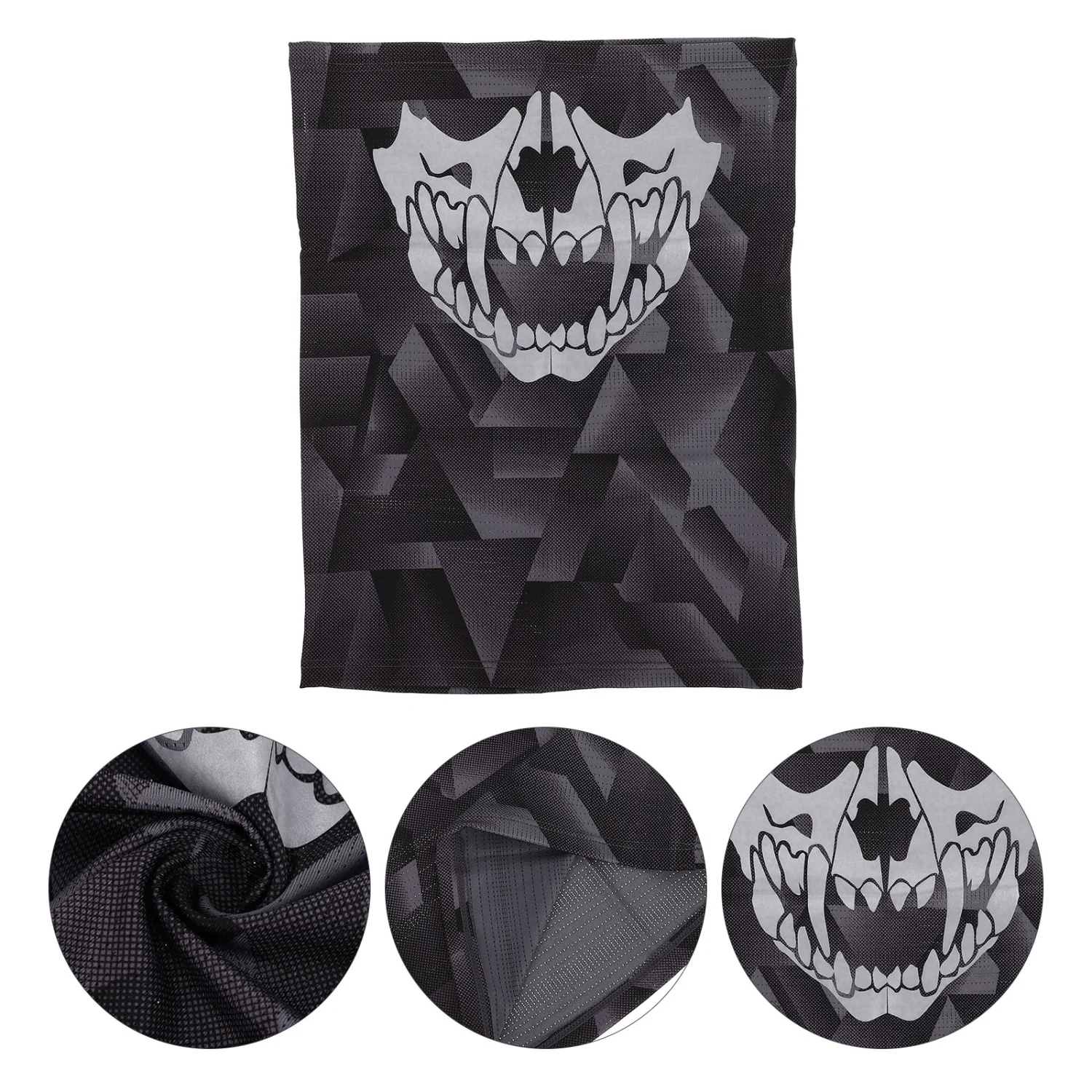 Professional Face Cover Reflective Neck Gaiter Comfortable Face Muff Riding Accessory