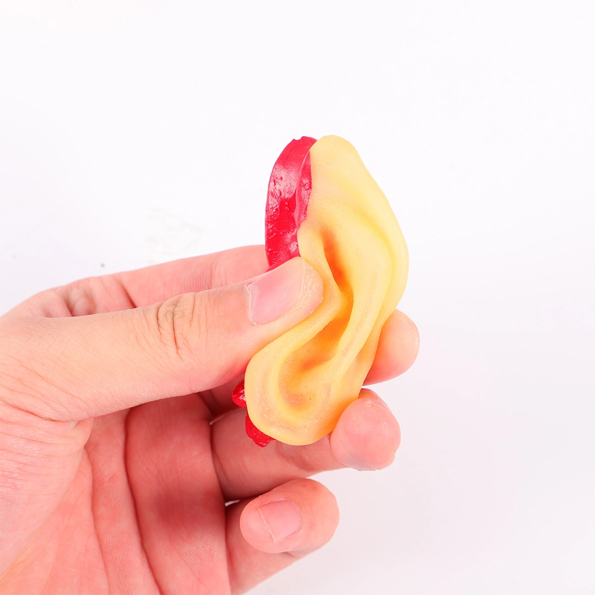 10 Pcs Halloween Props Bloody Scary Creepy Prank Props Toy for Horror Party Spooky Decorations (5 Dark Severed Fingers, 5 Ears)