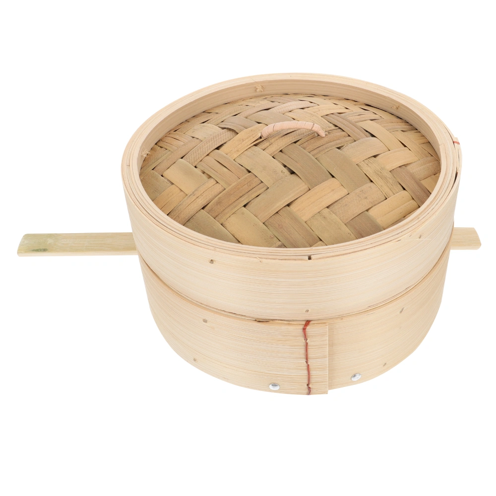 Bamboo Steamer Kitchen Food Steamer Steamer Basket with Lid Cooking Tool