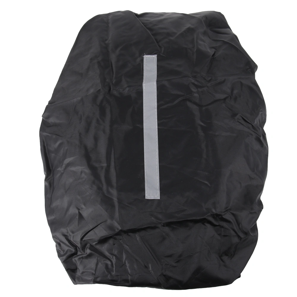 Unisex Outdoor Backpack Rain Cover Shoulder Bag Reflective Travel Dust Cover for 20-45L Backpack Bag (Black)