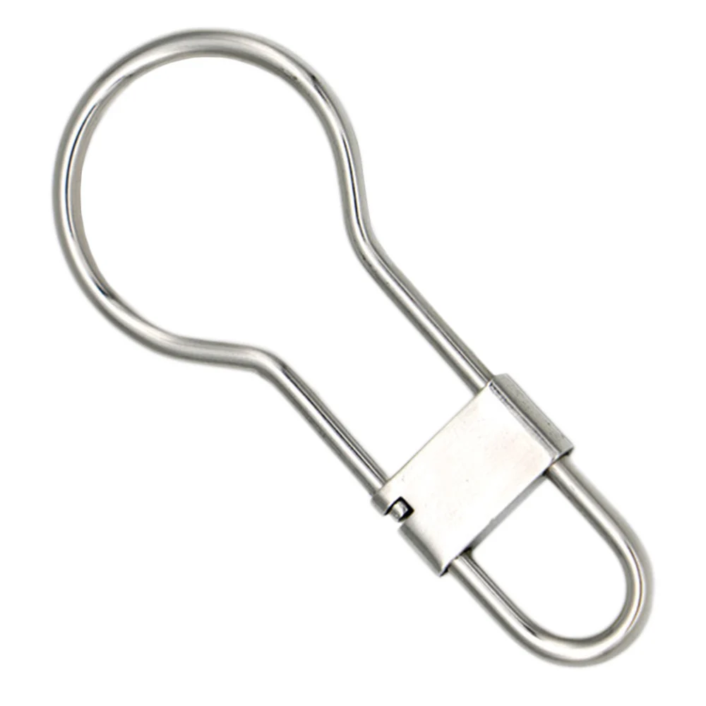 Stainless Steel Key Ring Chic Key Holder Decorative Backpack Pendant (Silver)