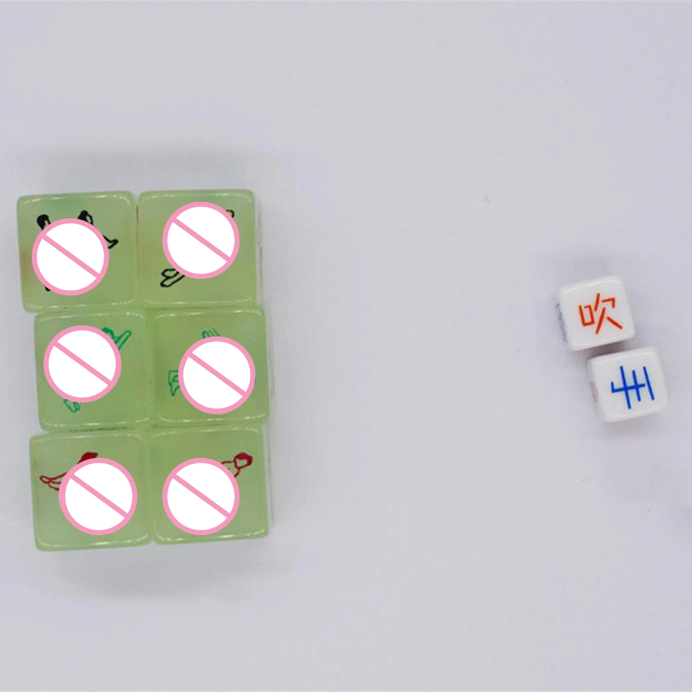 Adult Spice Dices Game Toy Glow in the Dark Dices Six Positions Dice for Adults Couples Lovers
