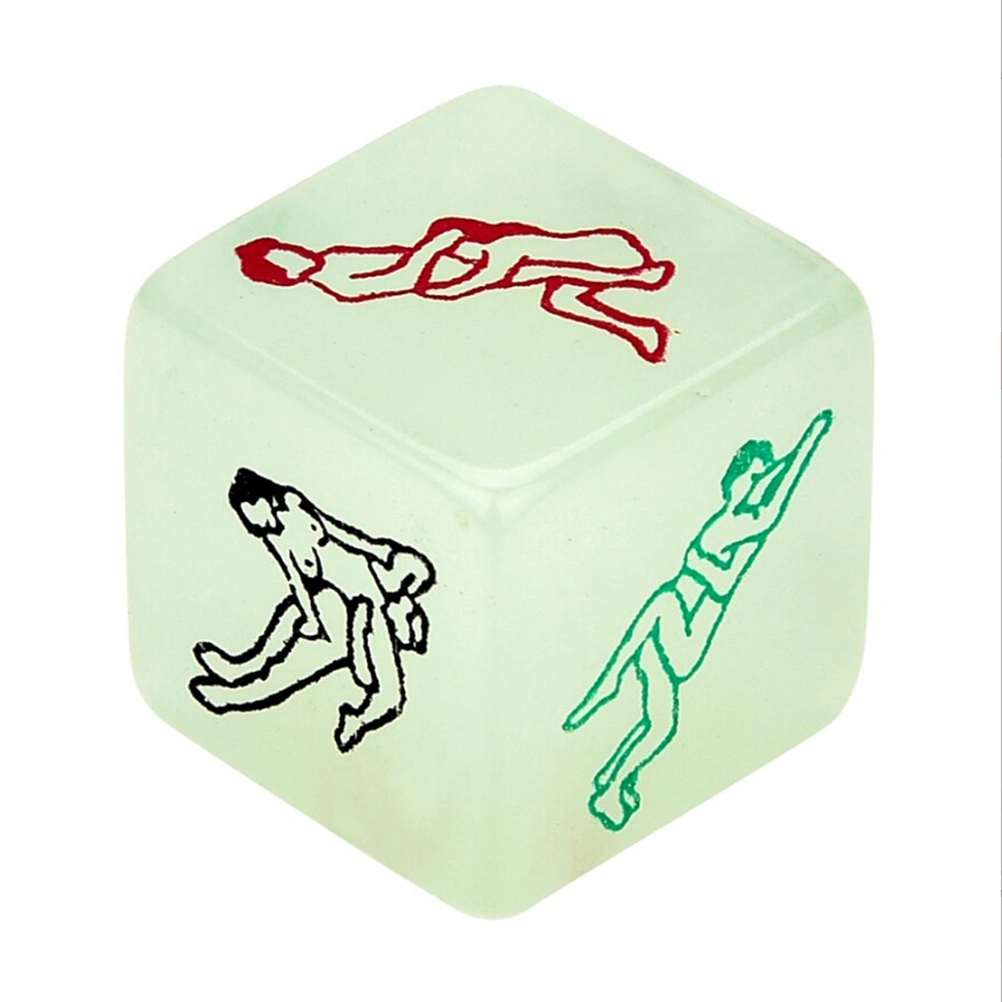Adult Spice Dices Game Toy Glow in the Dark Dices Six Positions Dice for Adults Couples Lovers