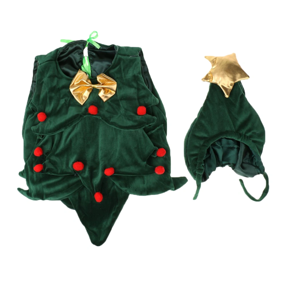 Kids Photograph Costume Christmas Tree Shape Photo Outfits Photography Suit Props for Baby Newborn