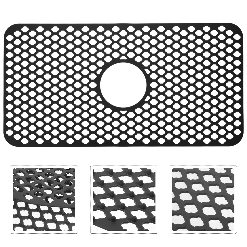 Kitchen Sink Protector Mat Silicone Draining Sink Mat Kitchen Sink Protector Kitchen Accessory