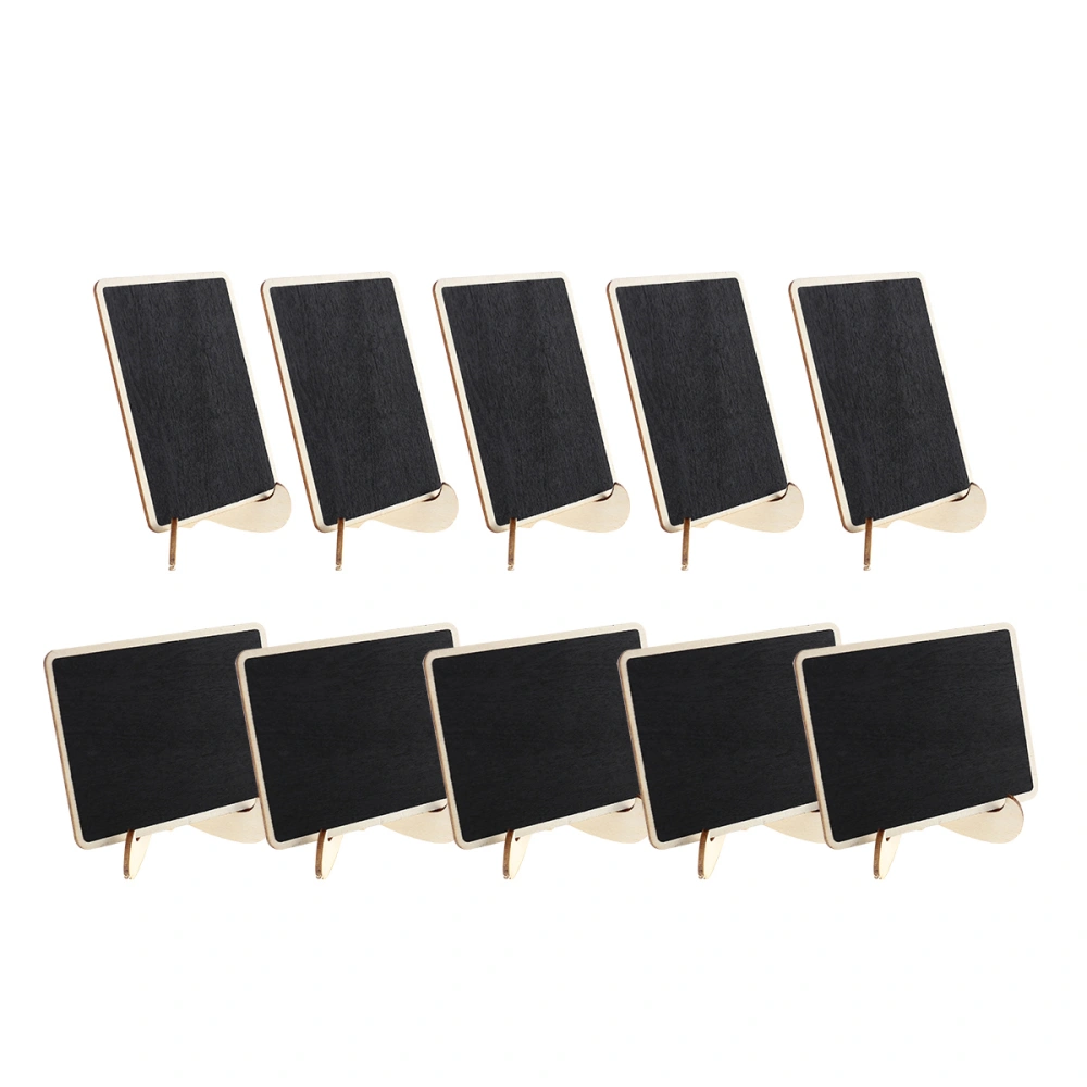 10pcs Mini Chalkboards with Support for Message Board Signs Wedding Dinner Party Table Place Signs