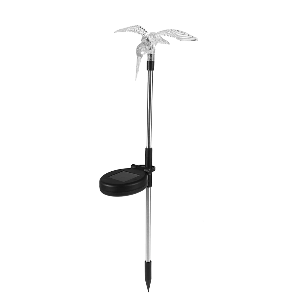 Solar Powered LED Pathway Lights Stake Light for Outdoor Garden Lawn Patio Yard with Hummingbird