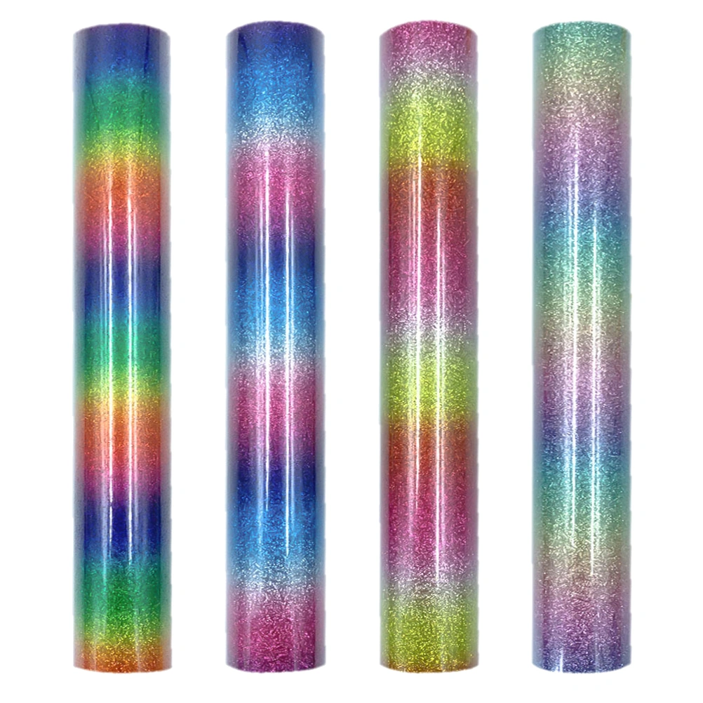 4PCS Heat Transfer Films DIY Engraving Transfer Garment Films Hot Stamping Films