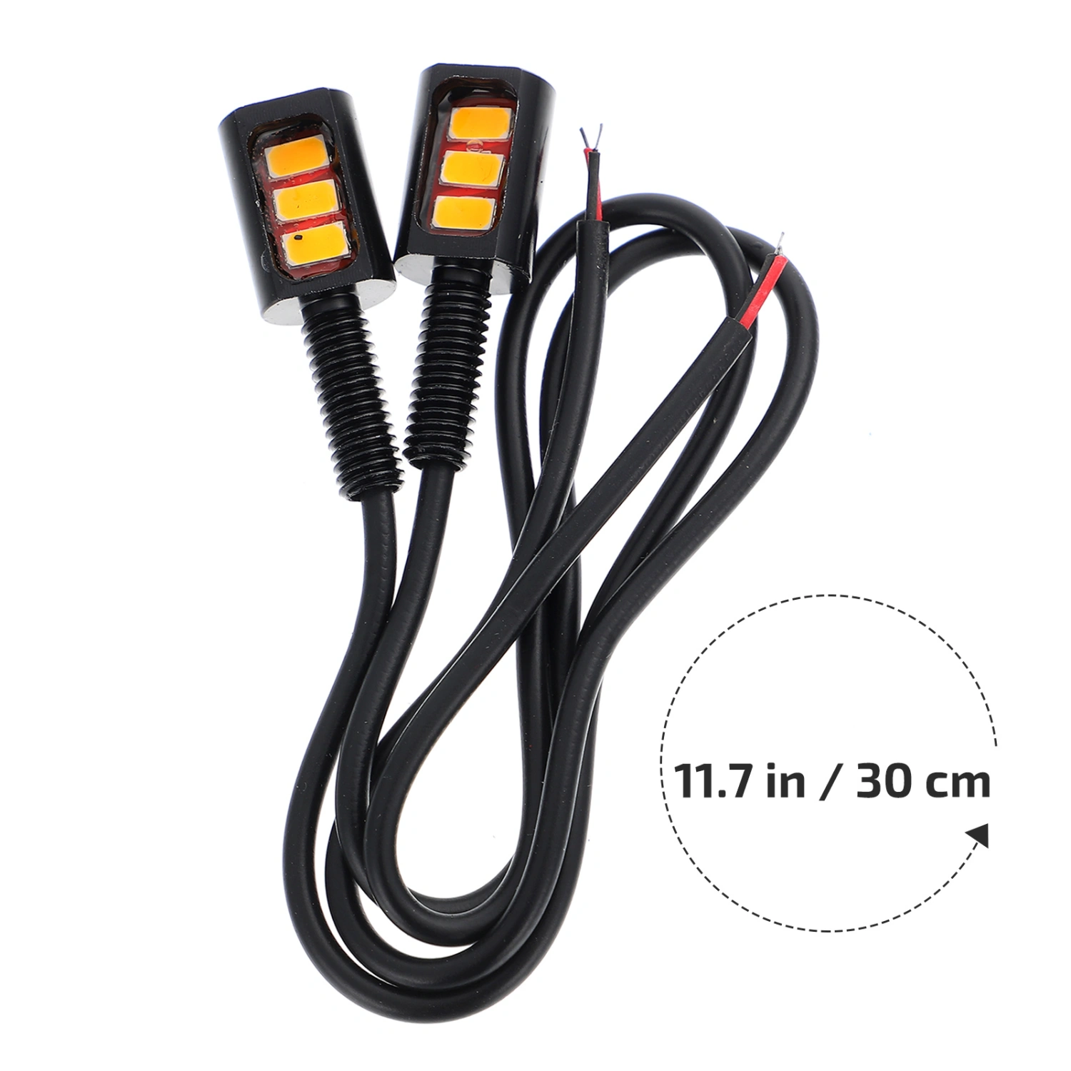2pcs Car License Plate Light 5630 3SMD Motorcycle Led License Plate Light Lamp