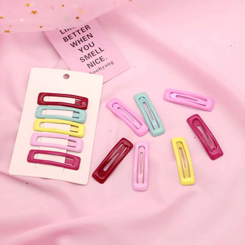 30pcs Snap Hair Clips No Metal Hair Clip Barrettes for Baby Girls Toddlers Kids Women Accessories