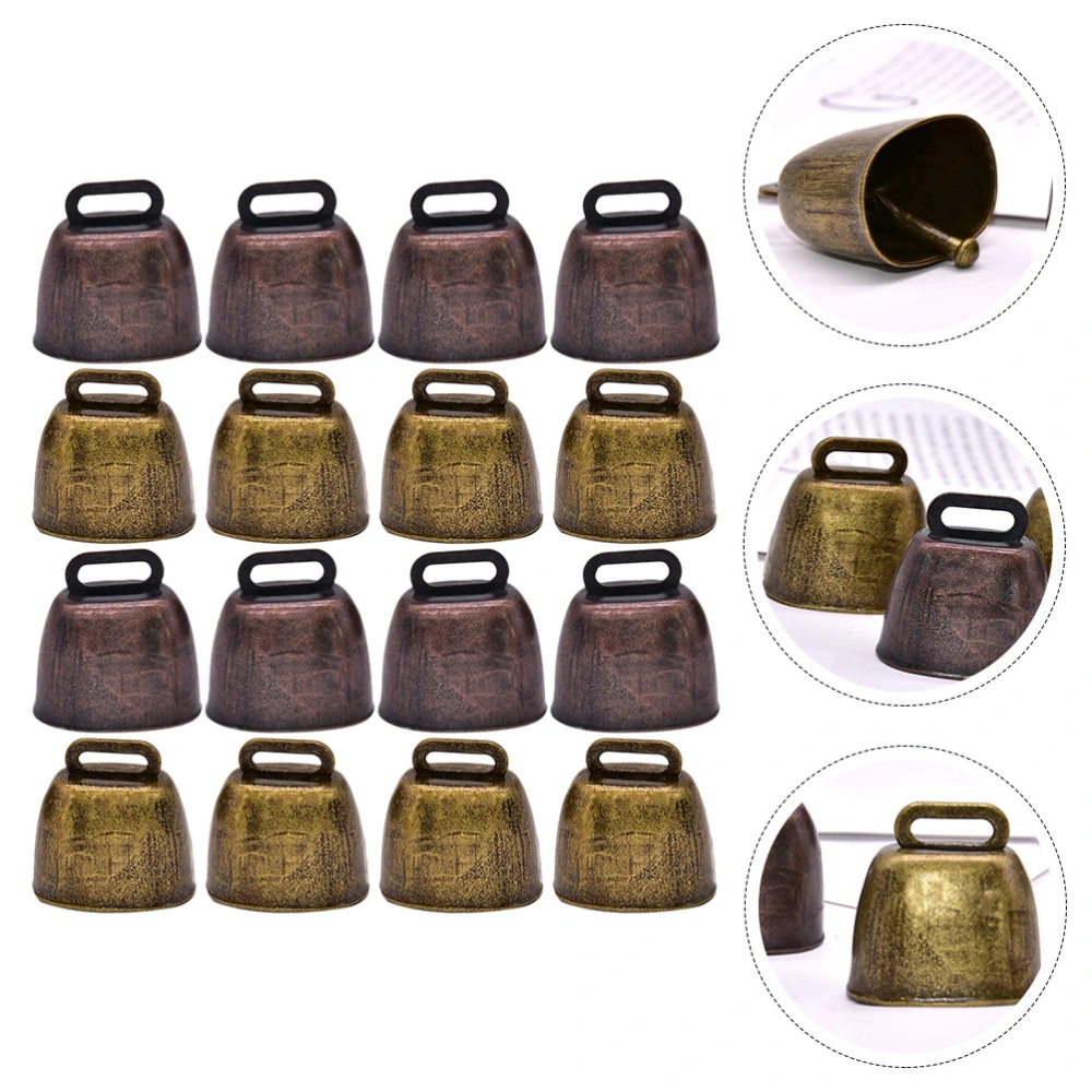 18pcs Sheep Grazing Bells Vintage Cattle Bells Cow Bell Decorations Horse Call Bells