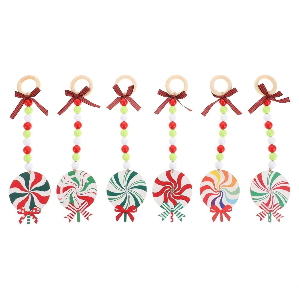 6Pcs Kindergarten Candy Pendant Door Candy Hanging Ornament Festival Decoration