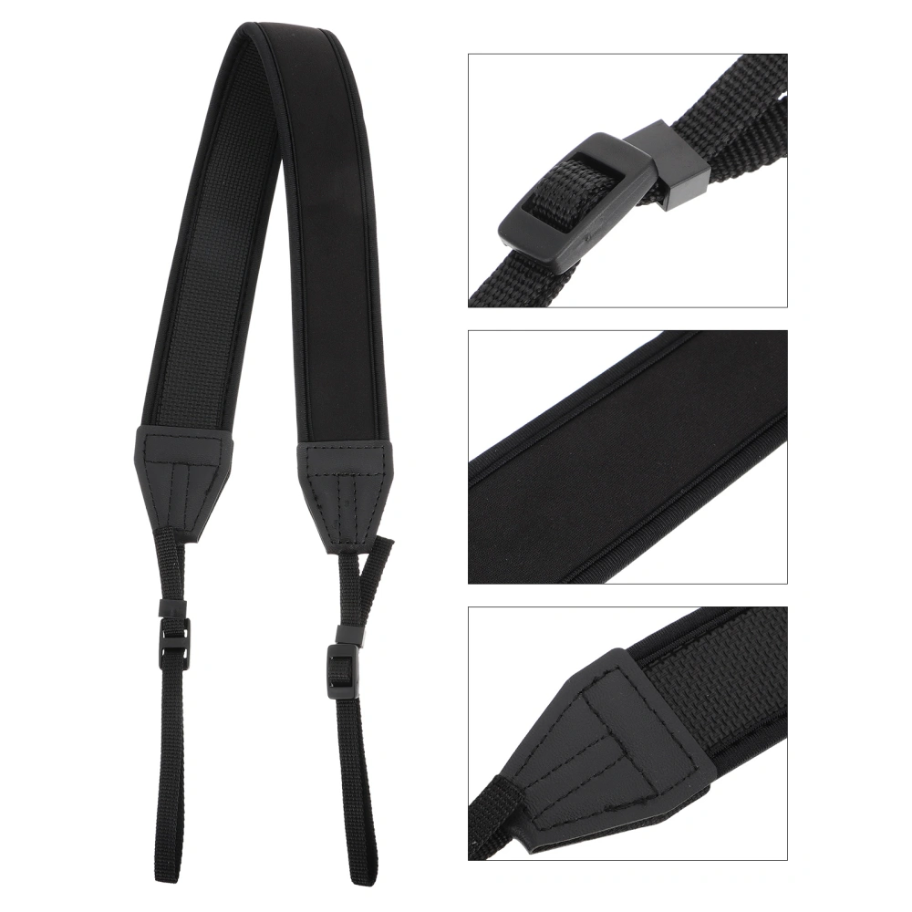 2pcs Camera Shoulder Strap Outdoor Adjustable Neoprene Camera Strap with Buckle