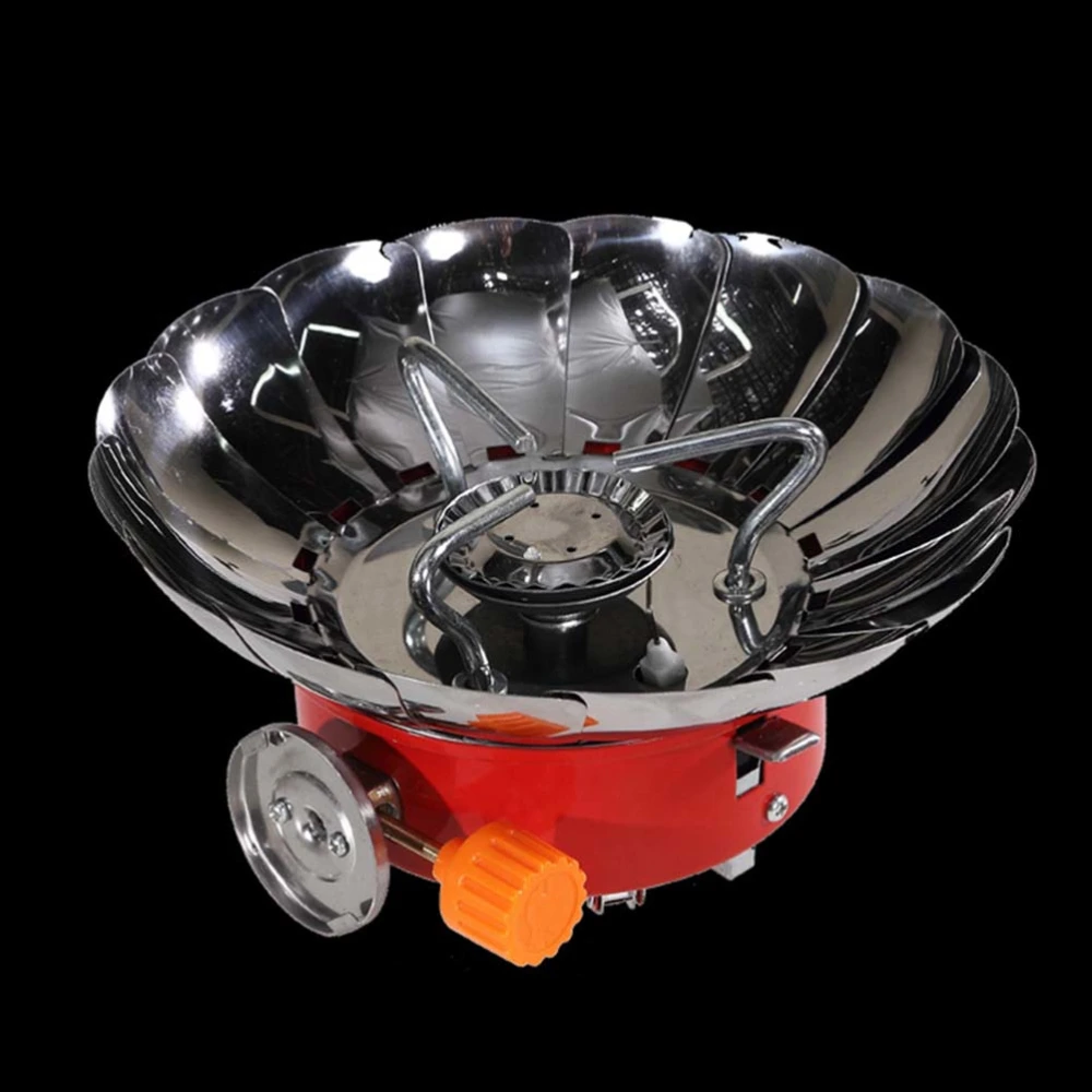 Portable Outdoor Backpacking Camping Stove Foldable Camp Stove Burner (Integrated)