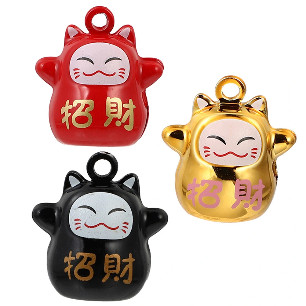 3Pcs Decorative Bell Adornments Copper Pet Bells Multi-function Cat Bells