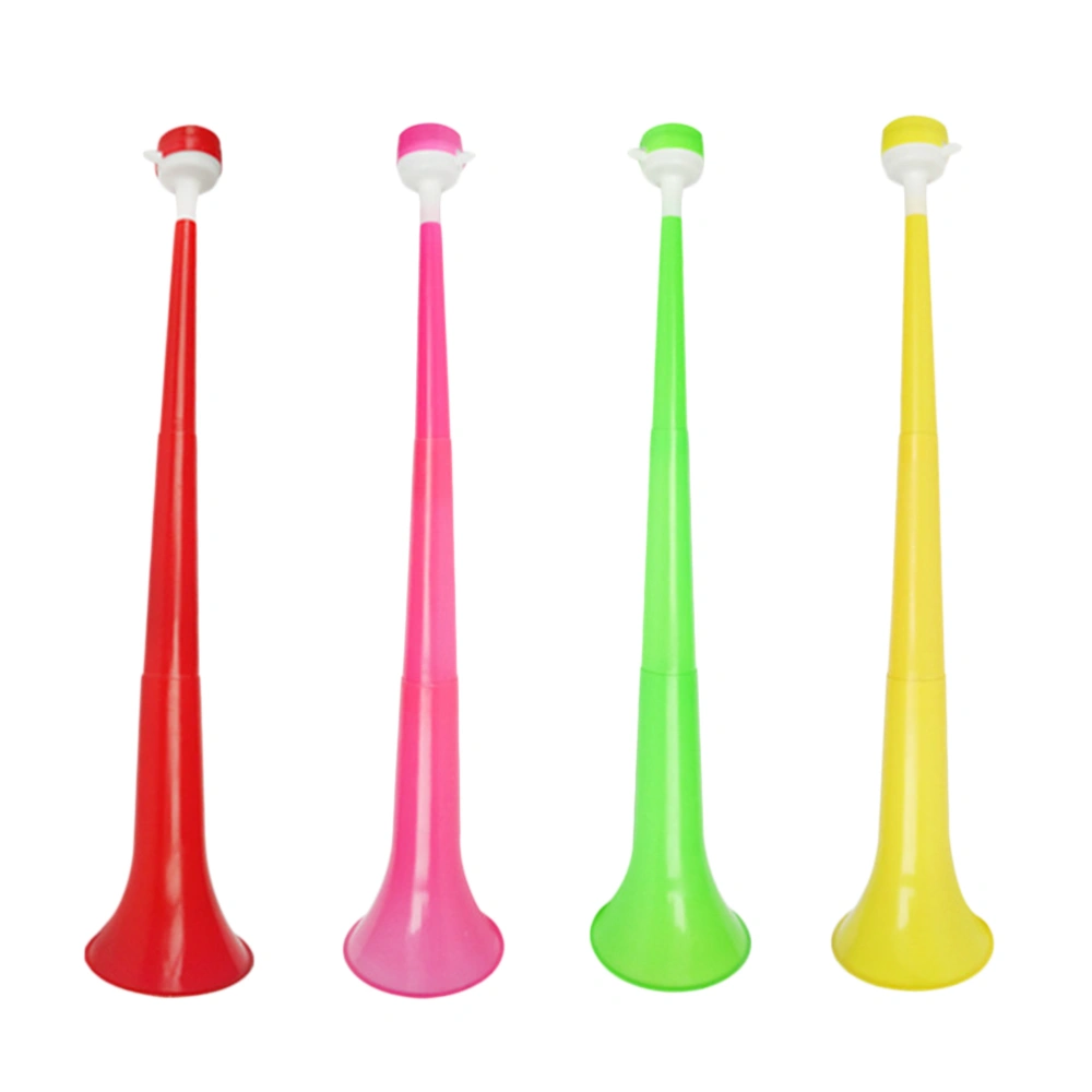 4Pcs Plastic Extension Type Extra-Large Size Loud Air Horn Instruments Music Toys Kids Children (Random Color)