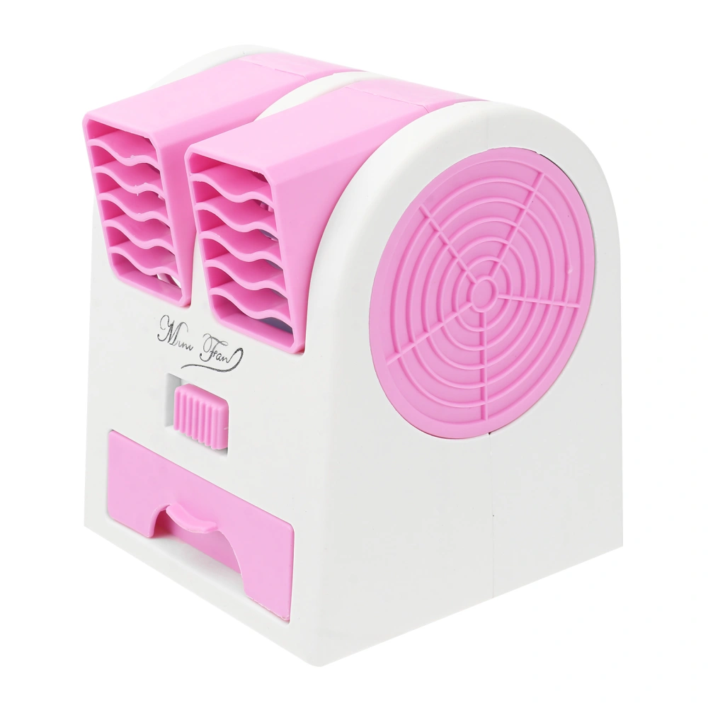 Mini Portable Desktop Fan USB Powered Air Conditioner Air Cooler Fan for Office