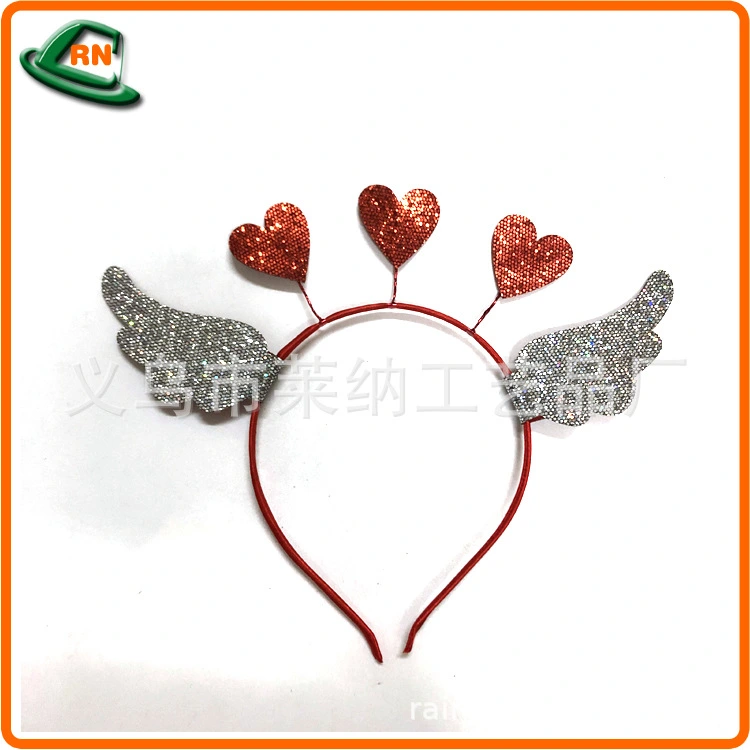 Valentine Headband Angel Wing Hair Band Party Headpiece Heart Headdress Hair Decoration