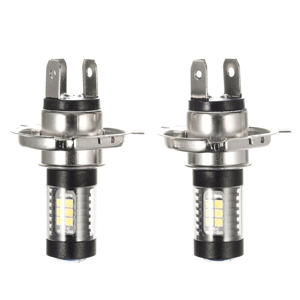 1 Pair H4 21W 12V 21-SMD 900LM 6500K Light Bulbs Used for Car Fog Light Headlight Brake Parking Tail Light