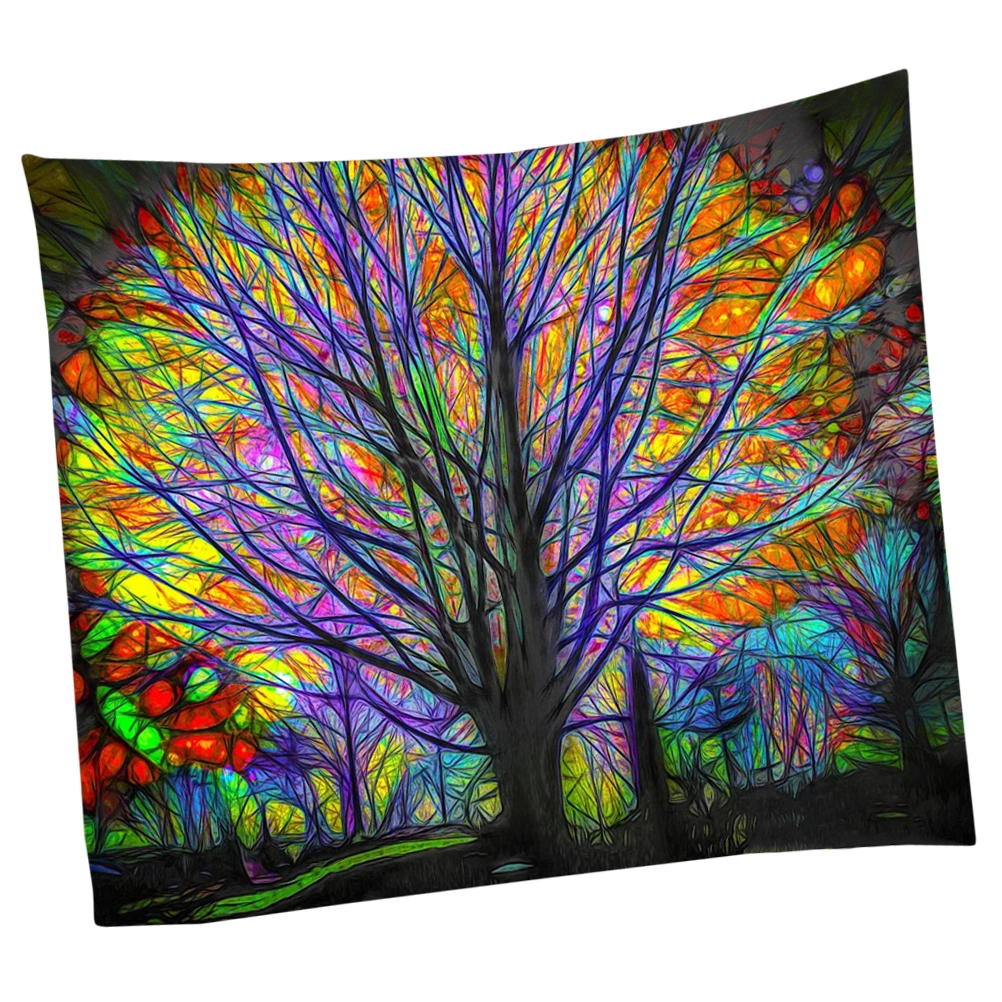 1Pc Tapestry Indian Style Wall Hanging Wall Blanket Mural Backdrop for Livingroom Bedroom(Colorful)