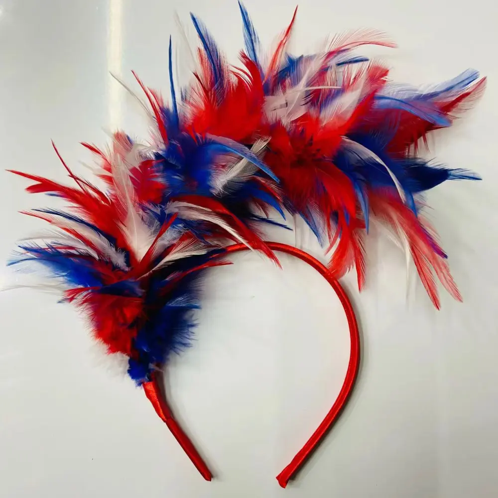 Creative Halloween Plume Head Band Colorful  Hair Band Photo Shoot Props Hair Accessories