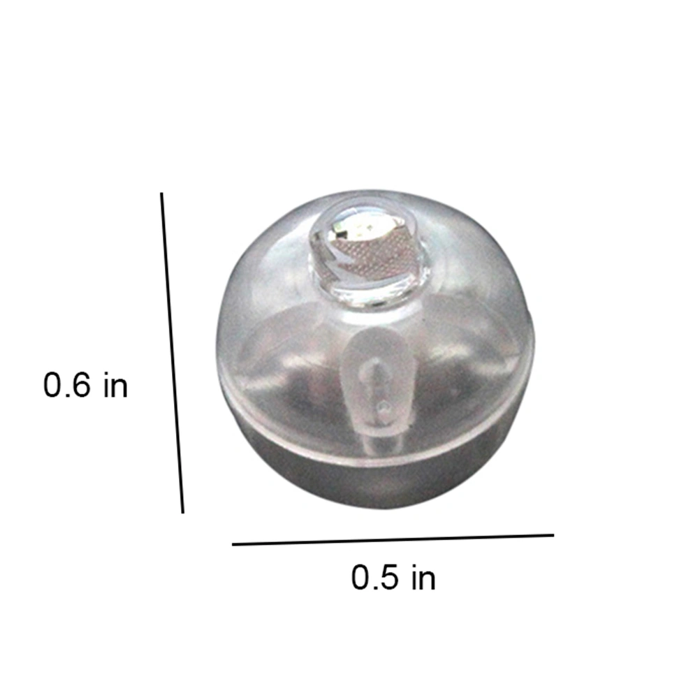30 Pcs Round Ball Tumbler LED Balloon Lights Mini Luminous Lamps for Lantern Bar Christmas Wedding Party Decoration (Colorful)