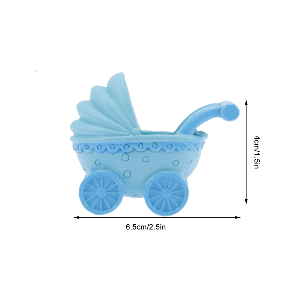 5pcs Baby Shower Cake Decorations Stroller Cake Decor Baby Bottle Cake Topper