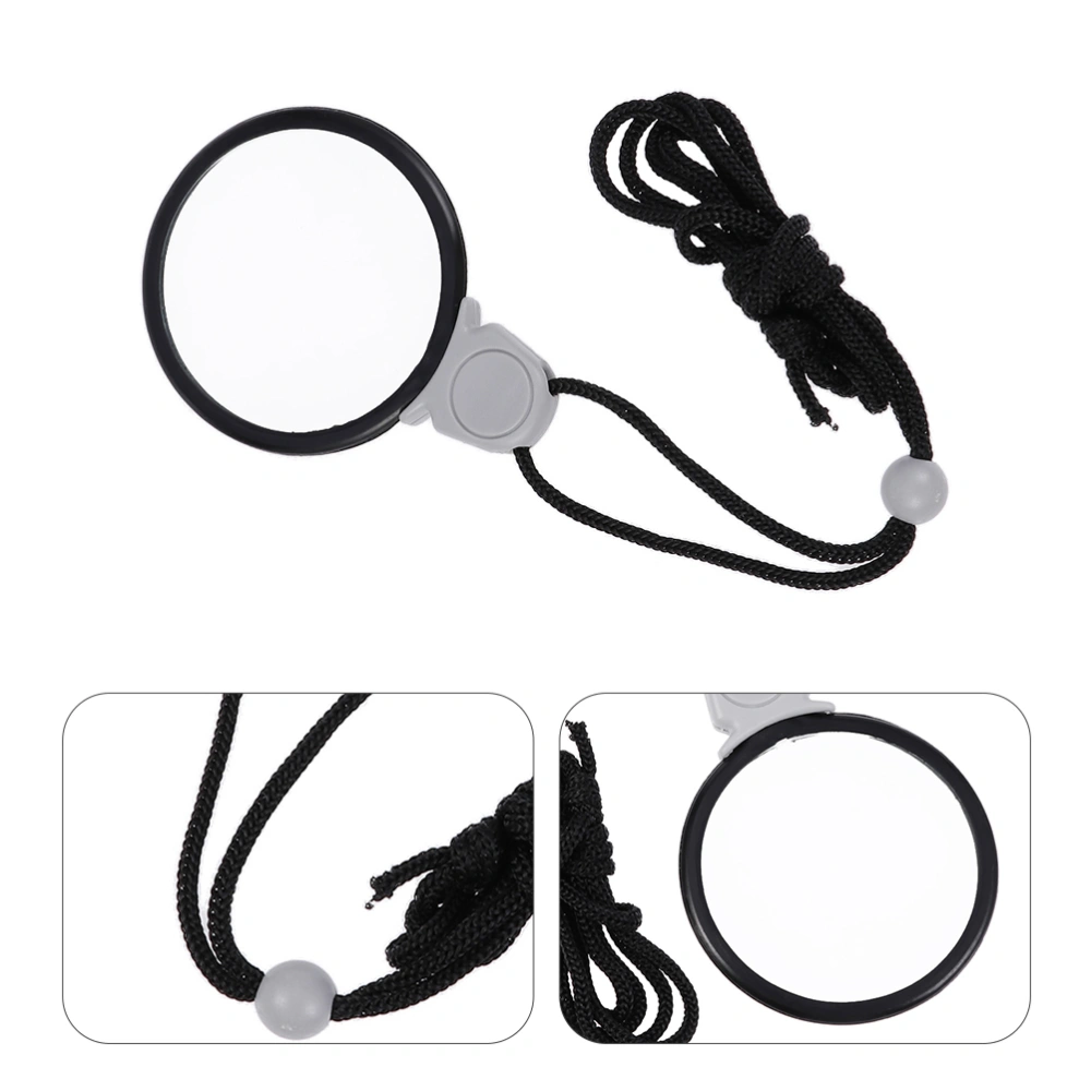 4Pcs Hanging Magnifying Glass Necklace Magnifier Portable Magnifying Glass Magnifier Pendants