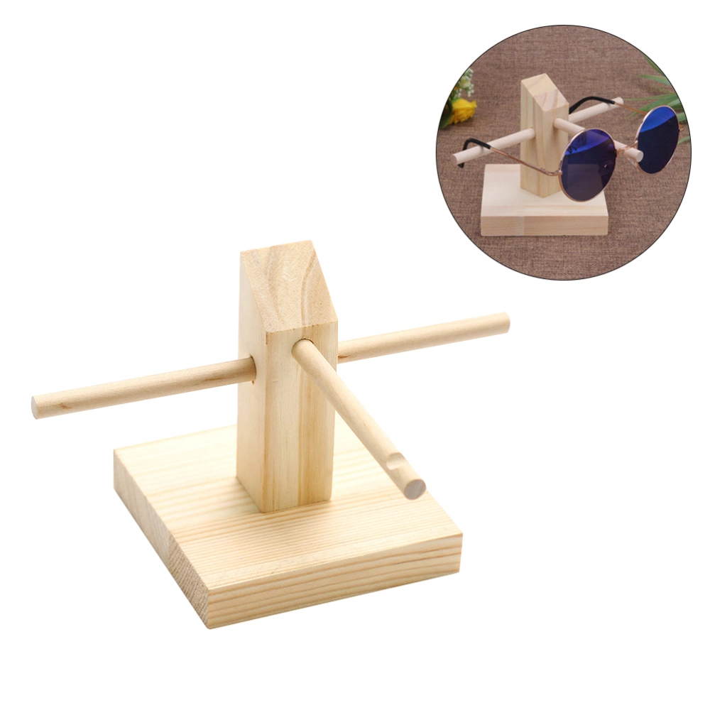 Wooden Sunglasses Display Eyeglasses Organizer Glasses Holder Stand Rack