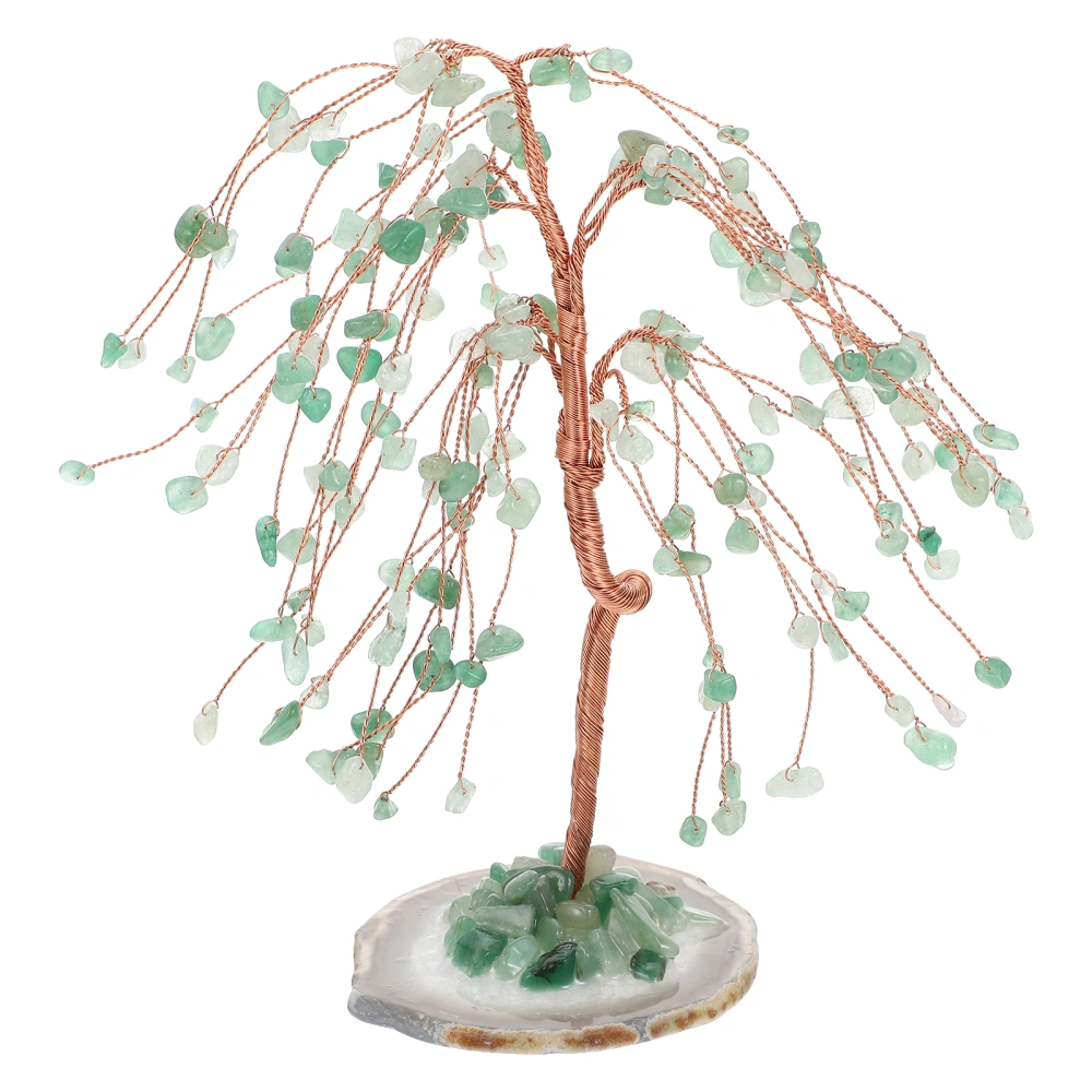 Natural Zircon Tree Ornament Tree Living Room Table Decoration for Desktop